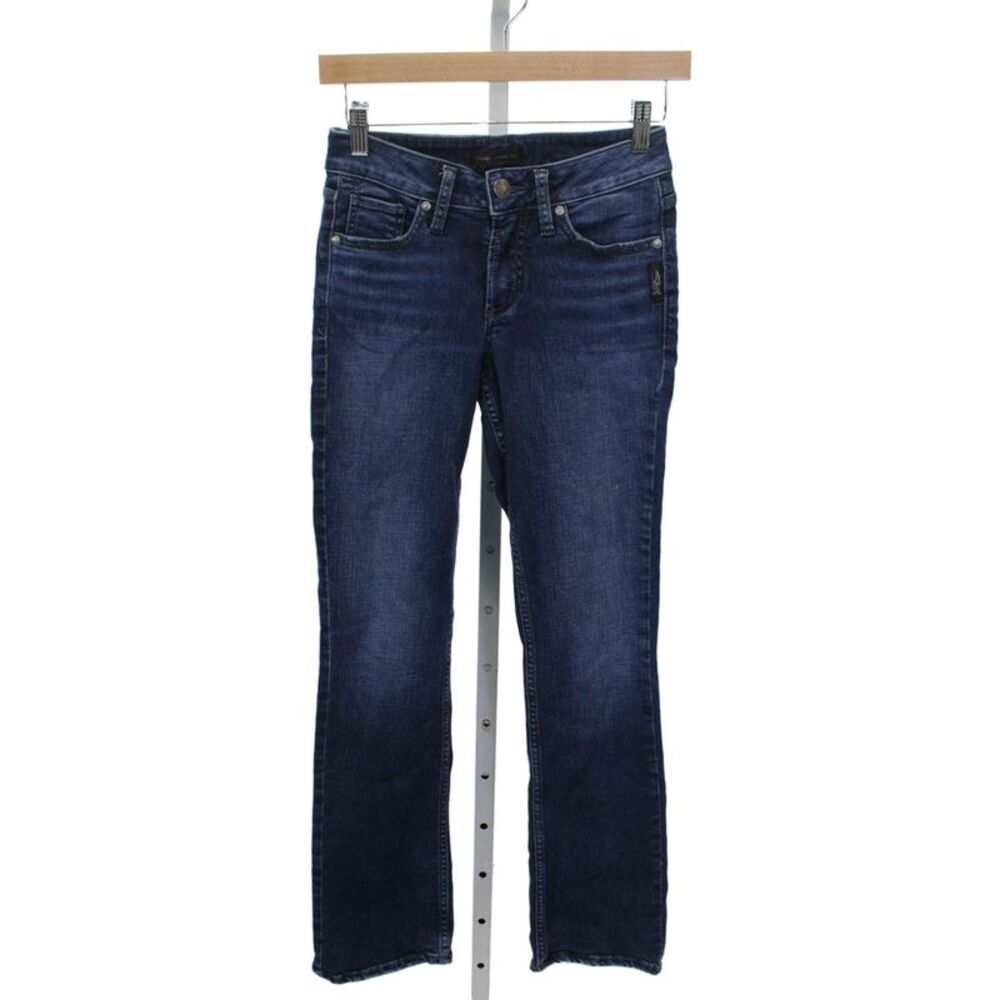 Silver Jeans Womens Bootcut Jeans Blue Cotton Blend Size 24